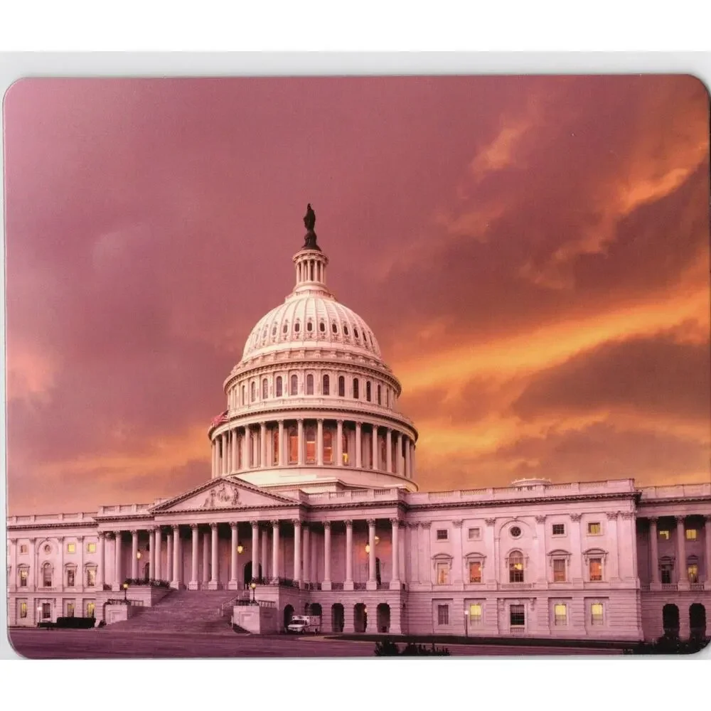 Mousepad • Sunrise Over United States Capitol Washington D.C • Actual Photo